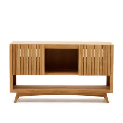 Kave Home Badkamermeubel Kuveni Teakhout (excl. waskom) Naturel