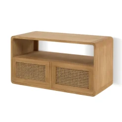 Hot Kave Home Badkamermeubel Sabiela Teak, 86 x 45 cm (excl. waskom) Naturel