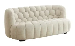 Outlet Light & Living Bank Amara kleur Crème Cru00e8me