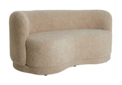 Best Light & Living Bank Amelie Teddy, 175cm Beige