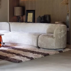 WOOOD Bank Combi-Popular Bank+2 fauteuils, 290cm, Chenille