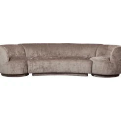 WOOOD Bank Combi-Popular Bank+2 fauteuils, 290cm, Chenille