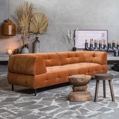 New WOOOD Bank Lloyd 4-zits, Velvet