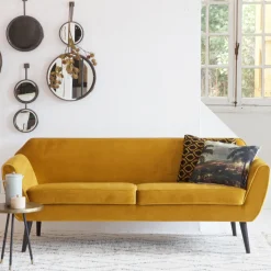 Online WOOOD Bank Rocco 2-zits Fluweel