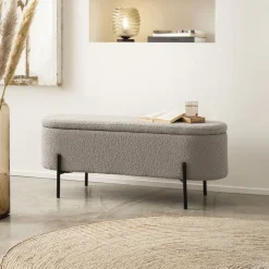 Discount Artistiq Living Bankje Clent Bouclé, 110cm