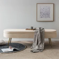 New Artistiq Living Bankje Ignacio Velvet, 143cm