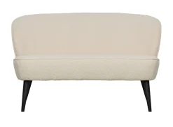 Online WOOOD Bankje Sara Bouclé, kleur Crème Cru00e8me