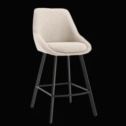 Outlet Tower Living Barkruk Borgo Geweven stof, kleur Beige