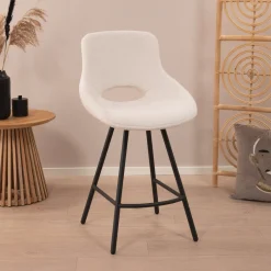 Tower Living Barkruk Campo Teddy (zithoogte 65cm)