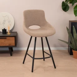 Tower Living Barkruk Campo Teddy (zithoogte 65cm)