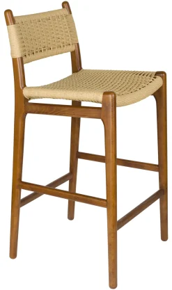 Outlet Dutchbone Barkruk Cecile Gevlochten papier (zithoogte 68cm)