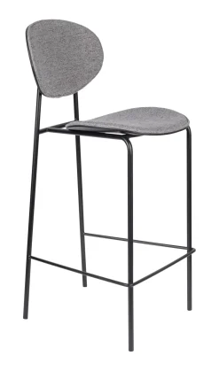 ZILT Barkruk Dina zithoogte 66cm, kleur Grijs