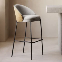 Sale Kave Home Barkruk Eamy Essenhout (zithoogte 65cm)