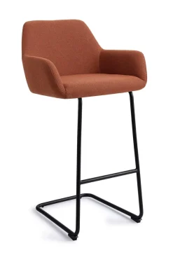 Hot Jesper Home Barkruk Hiroo Arch Black (zithoogte 76cm)