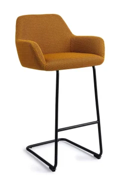 Hot Jesper Home Barkruk Hiroo Arch Black (zithoogte 76cm)