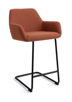 Hot Jesper Home Barkruk Hiroo Arch Black (zithoogte 66cm)