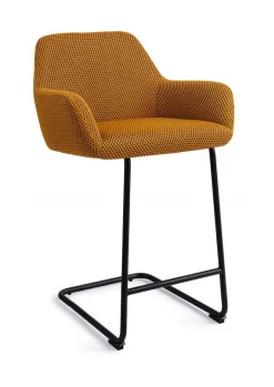 Hot Jesper Home Barkruk Hiroo Arch Black (zithoogte 66cm)