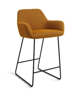 Sale Jesper Home Barkruk Hiroo Slide Black (zithoogte 66cm)