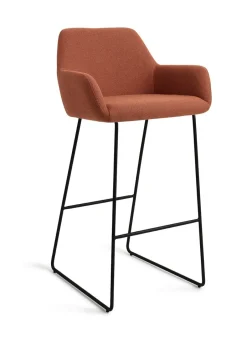 Hot Jesper Home Barkruk Hiroo Slide Black (zithoogte 75cm)