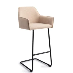 Jesper Home Barkruk Hofu Arch Black (zithoogte 75cm)