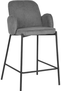 Clearance LABEL51 Barkruk Jari Rib (zithoogte 65cm)