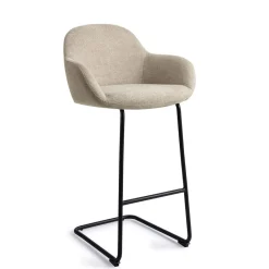 Discount Jesper Home Barkruk Kushi Arch Black (zithoogte 78cm)