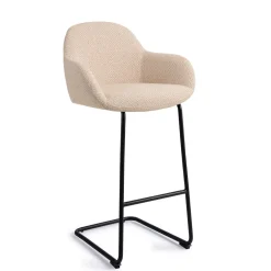 Discount Jesper Home Barkruk Kushi Arch Black (zithoogte 78cm)