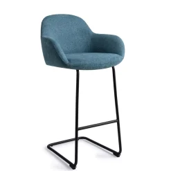 Discount Jesper Home Barkruk Kushi Arch Black (zithoogte 78cm)