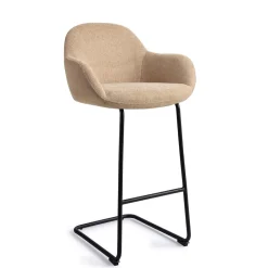 Discount Jesper Home Barkruk Kushi Arch Black (zithoogte 78cm)