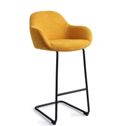 Discount Jesper Home Barkruk Kushi Arch Black (zithoogte 78cm)