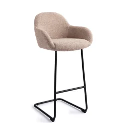 Discount Jesper Home Barkruk Kushi Arch Black (zithoogte 78cm)