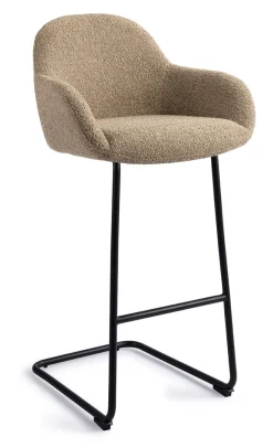 Discount Jesper Home Barkruk Kushi Arch Black (zithoogte 78cm)