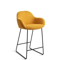 Online Jesper Home Barkruk Kushi Slide Black (zithoogte 67cm)