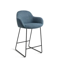 Online Jesper Home Barkruk Kushi Slide Black (zithoogte 67cm)