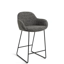 Online Jesper Home Barkruk Kushi Slide Black (zithoogte 67cm)