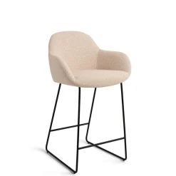 Online Jesper Home Barkruk Kushi Slide Black (zithoogte 67cm)