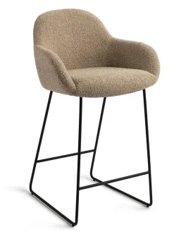 Online Jesper Home Barkruk Kushi Slide Black (zithoogte 67cm)