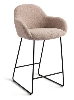 Online Jesper Home Barkruk Kushi Slide Black (zithoogte 67cm)