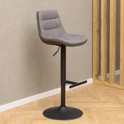 Online Bendt Barkruk Labarron (zithoogte 65-86cm), Tweekleurig / grijs Bruin