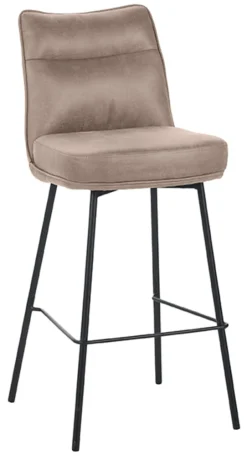 Outlet LABEL51 Barkruk Lennon Micro Suede (zithoogte 78cm)