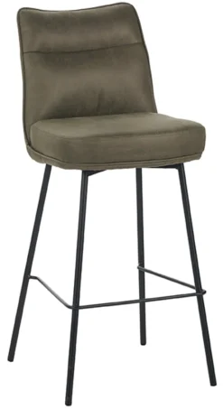 Outlet LABEL51 Barkruk Lennon Micro Suede (zithoogte 78cm)