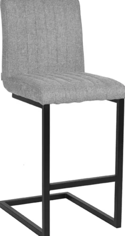 Online LABEL51 Barkruk Milo Stof Grijs