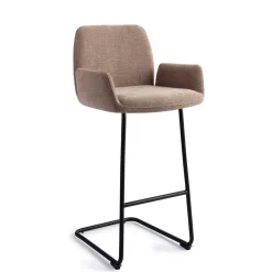 Jesper Home Barkruk Misaki Arch Black (zithoogte 75cm)