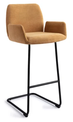 Jesper Home Barkruk Misaki Arch Black (zithoogte 75cm)