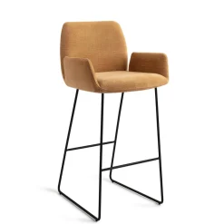 Online Jesper Home Barkruk Misaki Slide Black (zithoogte 75cm)