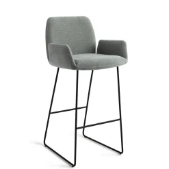 Online Jesper Home Barkruk Misaki Slide Black (zithoogte 75cm)