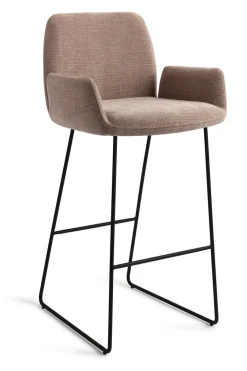 Online Jesper Home Barkruk Misaki Slide Black (zithoogte 75cm)