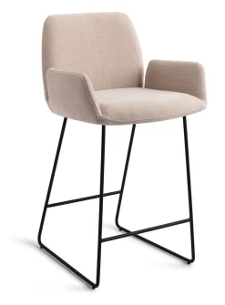 Discount Jesper Home Barkruk Misaki Slide Black (zithoogte 65cm)