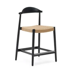 Online Kave Home Barkruk Nina Acaciahout (zithoogte 62cm)