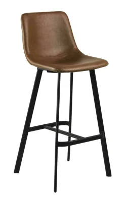 Bendt Barkruk Novi PU, kleur Bruin